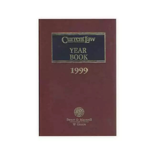 Current Law Yearbook - 1999 (Hardcover)