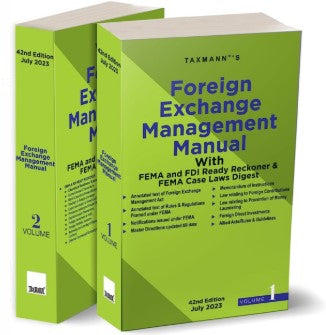 Taxmann Foreign Exchange Management Manual edition 42nd 2023