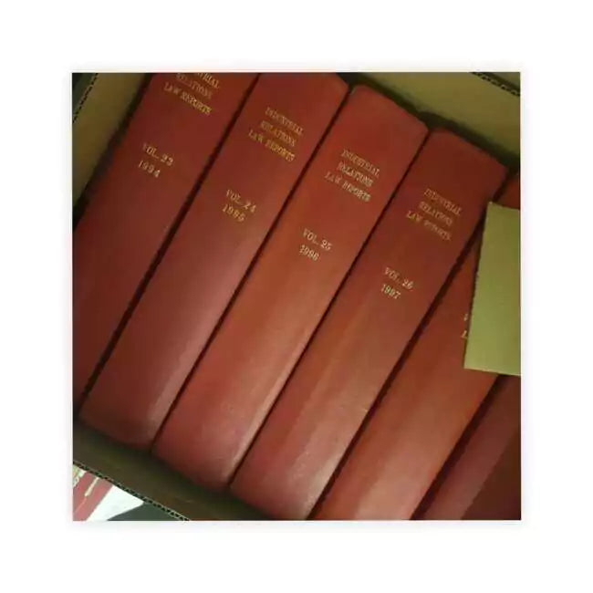 Industrial Relations Law Reports Complete Law Books Journal Set up to 2009