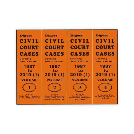 Chander Mohan's Digest Civil Court Cases, 1987 To 2019 (1)