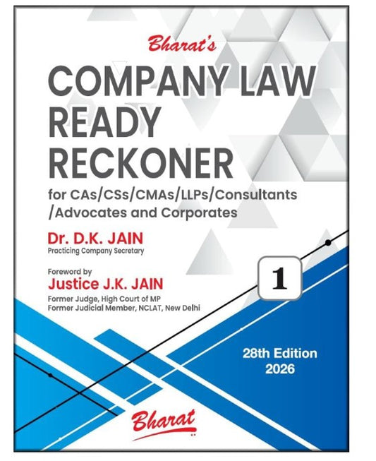 Dr D K Jain Bharat Company Law Ready Reckoner