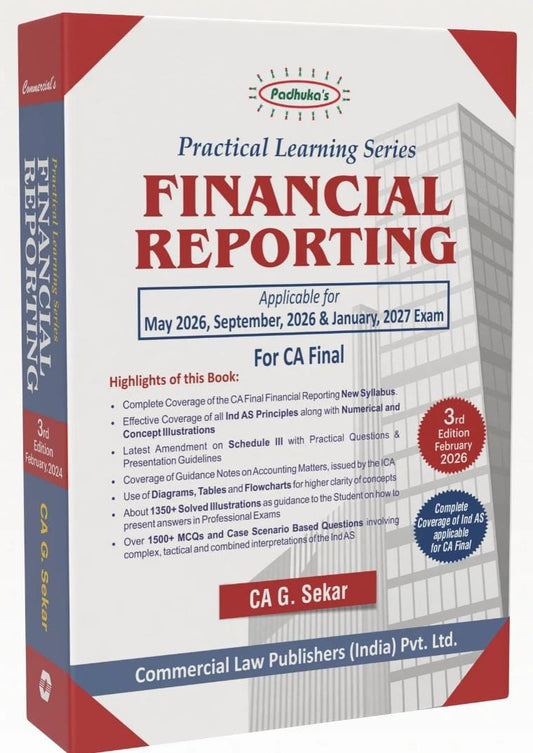 Padhuka Practical Learning Series Financial Reporting CA G Sekar