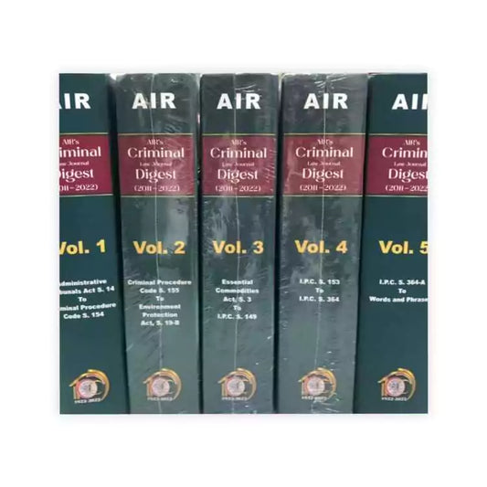 Manohar & Chitaley's Criminal Law Journal Digest (2011 - 2022)